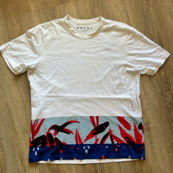 Marni colour block t-shirt - Picture 1 of 9